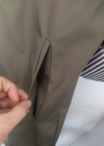 Kapüşonlu Rahat yağmurluk - Görsel 3