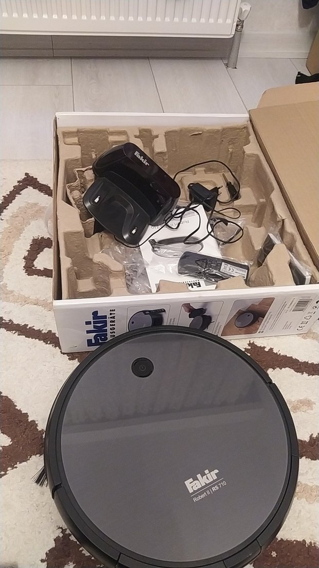 Fakir Robert II RS 710 Robot Süpürge Gri - Görsel 2