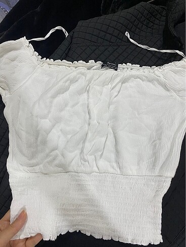 s Beden Bershka omzu açık bluz