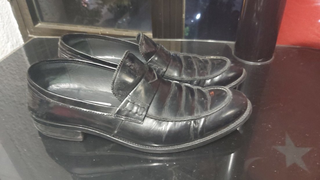 Erkek Siyah rugan kösele Ayakkabı - Görsel 2