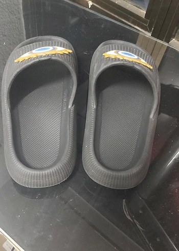 Gri Nakışlı Bohem Platform Terlik - Görsel 3