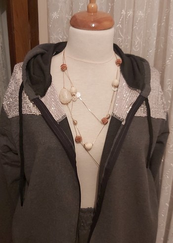 Gri Kadın Salaş Eşofman Takımı - Görsel 2