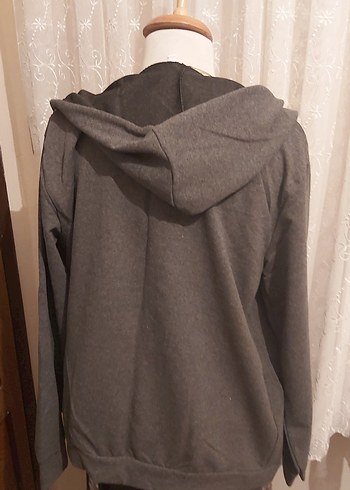 Gri Kadın Salaş Eşofman Takımı - Görsel 7