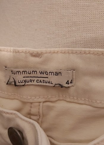 44 Beden açık sarı denim Pantolon