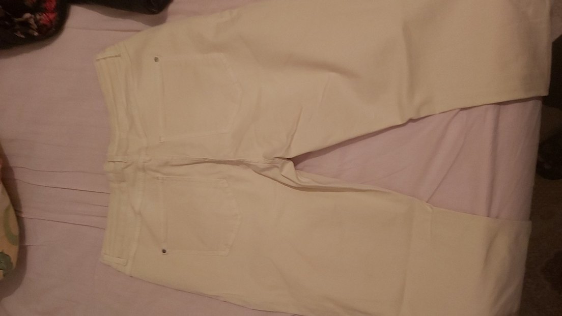 açık sarı denim Pantolon - Görsel 5