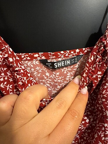 Sheinside Shein şifon bağlama yazlık elbise