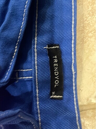 36 Beden mavi Renk Mavi Kargo Straight Jean Trendyolmilla