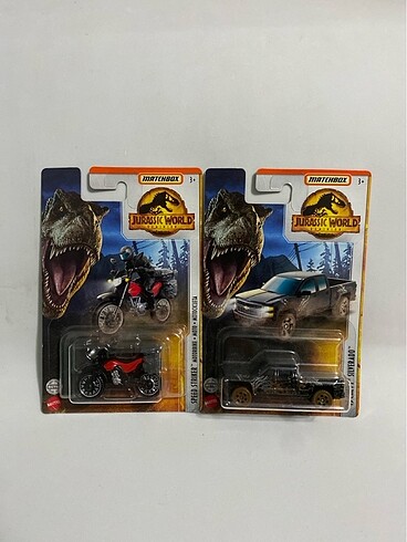 Matchbox jurassıc World seti 2?li