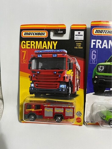  Beden Renk Matchbox Germany&France Set 3?lü