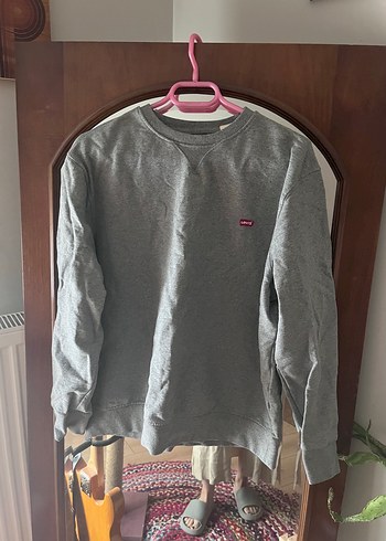Levis Levi S Gri Bisiklet Yaka Sweatshirt