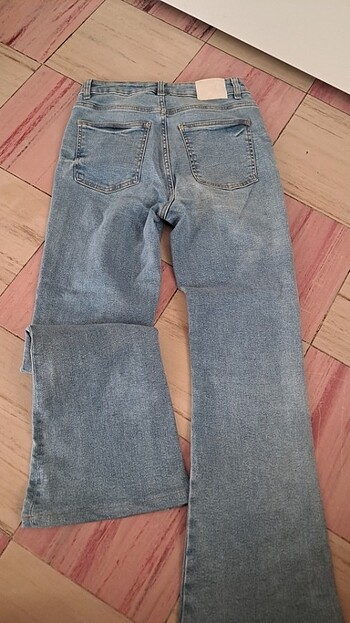 38 Beden mavi Renk Pantolon