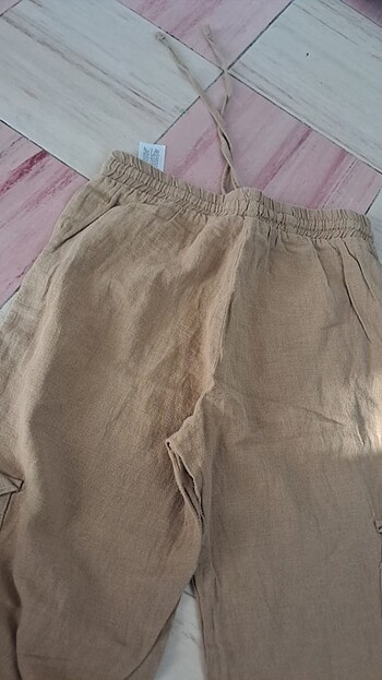 34 Beden camel Renk Kumas pantolon
