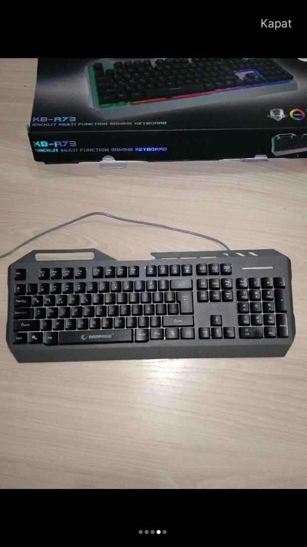 Rampage KB-R78 Çok Renkli Aydınlatmalı Klavye - Görsel 4