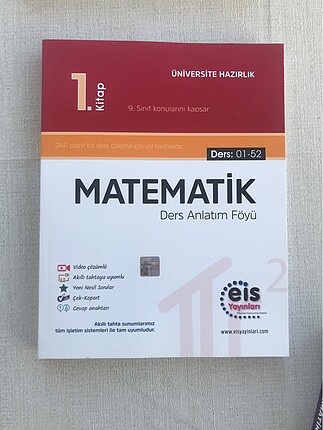 Üniversite Yks Eis Yayınları Matematik 1. Kitap