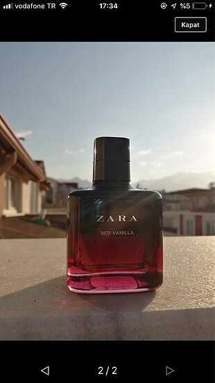 Zara red vanilla parfüm
