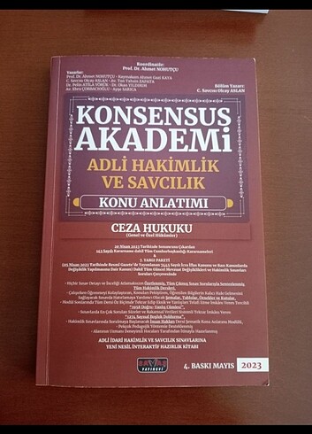 Konsensus Ceza Hukuku Kitabı 