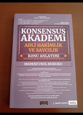 Konsensus Medeni Usul Hukuku Kitabı 