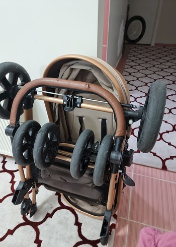 0 - 13 kg Beden Kahverengi Bebek Oto Koltuğu bebek arabası