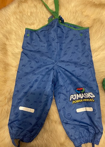 Mavi Renkli PJMASKS Baskılı Bebek Kayak Tulumu - Görsel 3