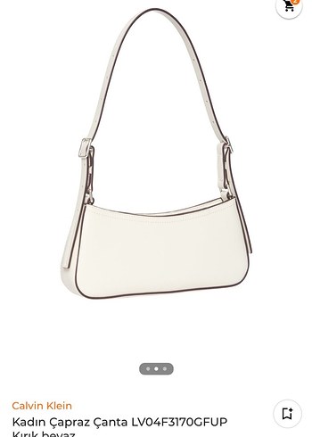 Bej Deri Kemer Detaylı Kadın Çanta - Görsel 3