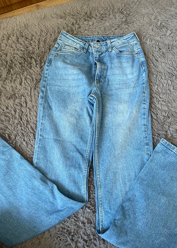 Mavi Normal Boy Kadın Denim Pantolon