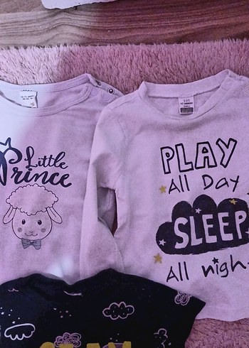 Pembe Baskılı Kız Tişörtü, Kısa Kollu, Salaş - Görsel 2