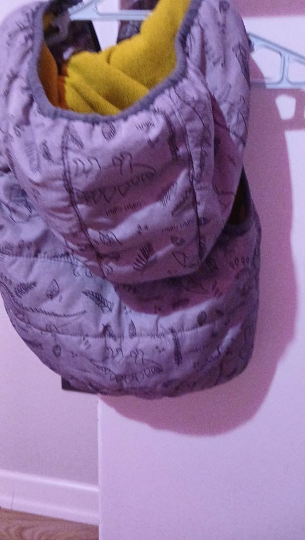 Kız Çocuk Pembe Fermuarlı Yılan Desenli Yelek - Görsel 2