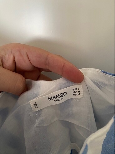 l Beden Mango elbise hiç giyilmesi l beden