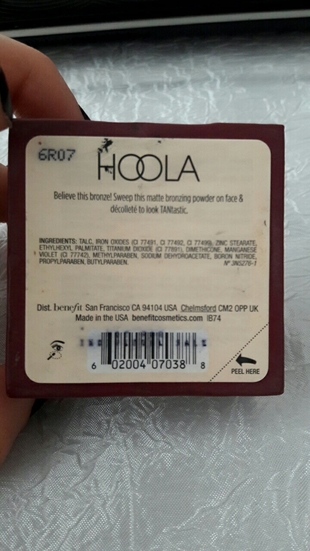 Benefit Cosmetics ORJINAK BENEFIT HOOLA