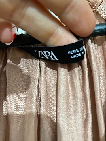 Zara ZARA Saten Elbise