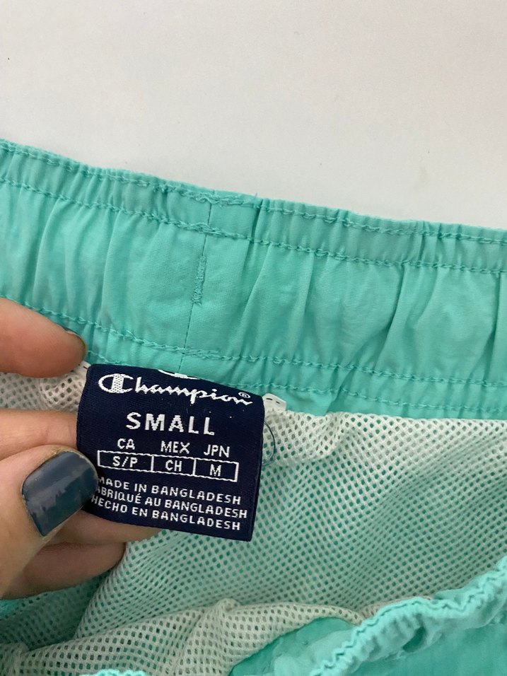 Erkek Turkuaz Rahat Kesim Şort - Görsel 2