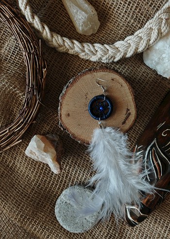 Tasarımcı Dreamcatcher Küpe