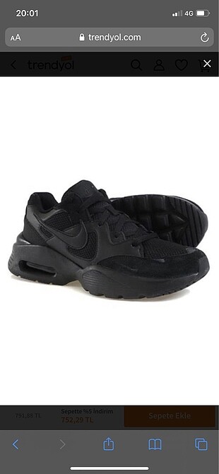 Nike air max spor ayakkabı