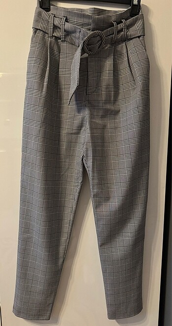 xs Beden Zara ekose pantolon