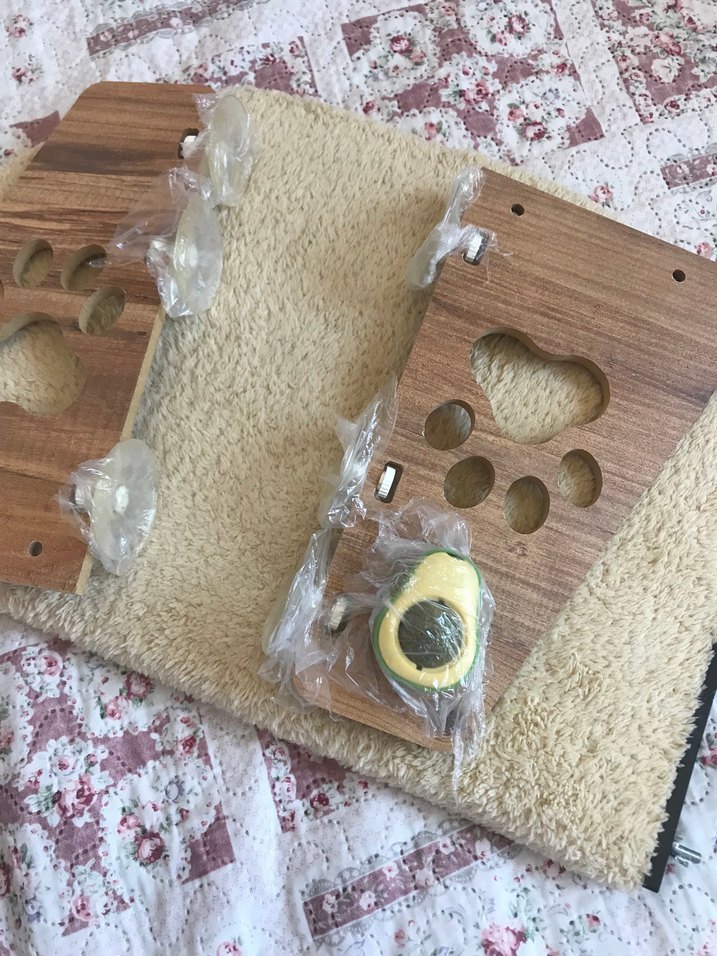 Kahverengi Ahşap Kedi yatağı - Görsel 3