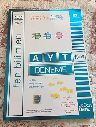 Fen bilimleri ayt deneme