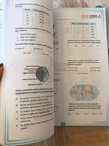 Tyt cografya soru bankası - Görsel 6