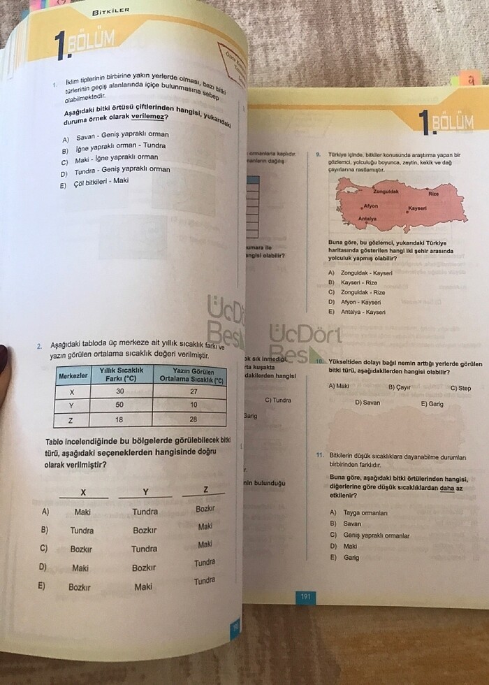 Tyt cografya soru bankası - Görsel 2