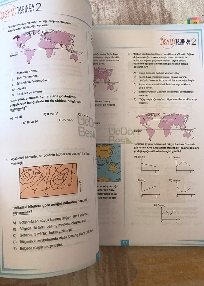 Tyt cografya soru bankası - Görsel 3