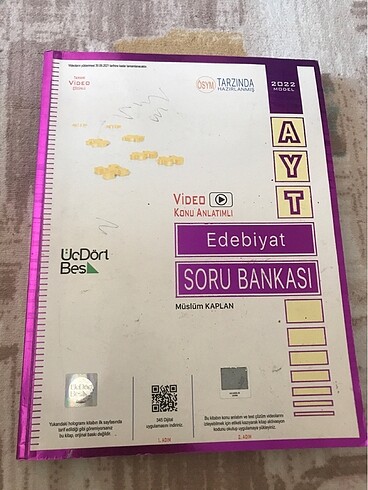 Üçdörtbeş Ayt edebiyat soru bankası