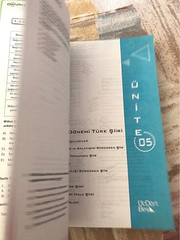 Üçdörtbeş Ayt edebiyat soru bankası - Görsel 4