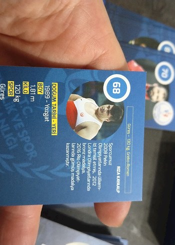 Türkiye Olimpiyat Takımı Kart Koleksiyonu - Görsel 6