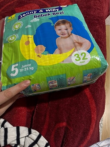 5 Beden: 11-25 kg Beden Renk Bebek bezi