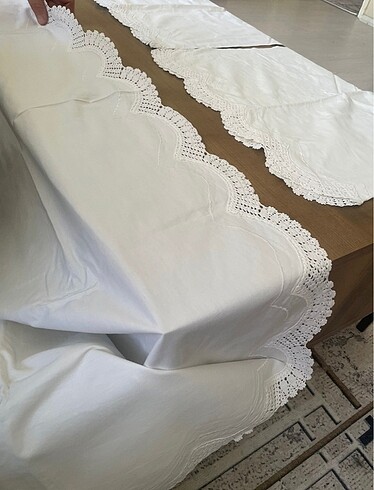 Dantel takım yatak örtüsü - Görsel 2