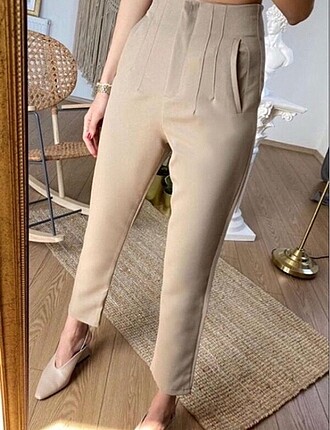 Camel kumaş pantolon