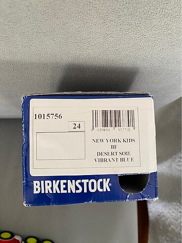 24 Beden lacivert Renk Birkenstock Cocuk Sandalet