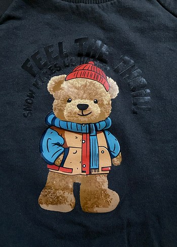18-24 Ay Beden Rahat Kesim Erkek Çocuk Sweatshirt