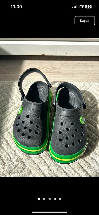 28 Beden siyah Renk Crocs terlik c11