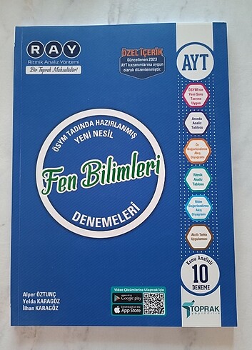 Toprak Yayınları Ayt Fen Bilimleri Denemeleri
