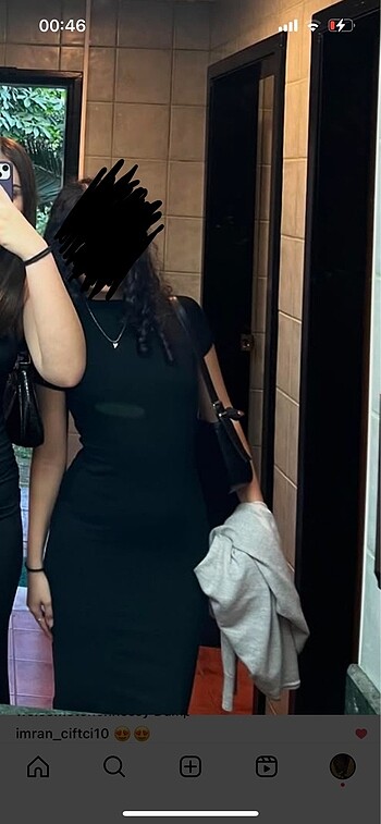 Pull&Bear Siyah Elbise